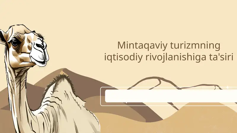 Mintaqaviy Turizmning Iqtisodiy Rivojlanishiga Ta'siri