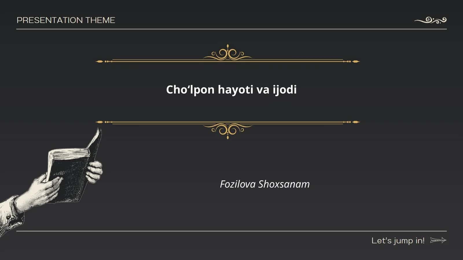 Cho‘lpon hayoti va ijodi