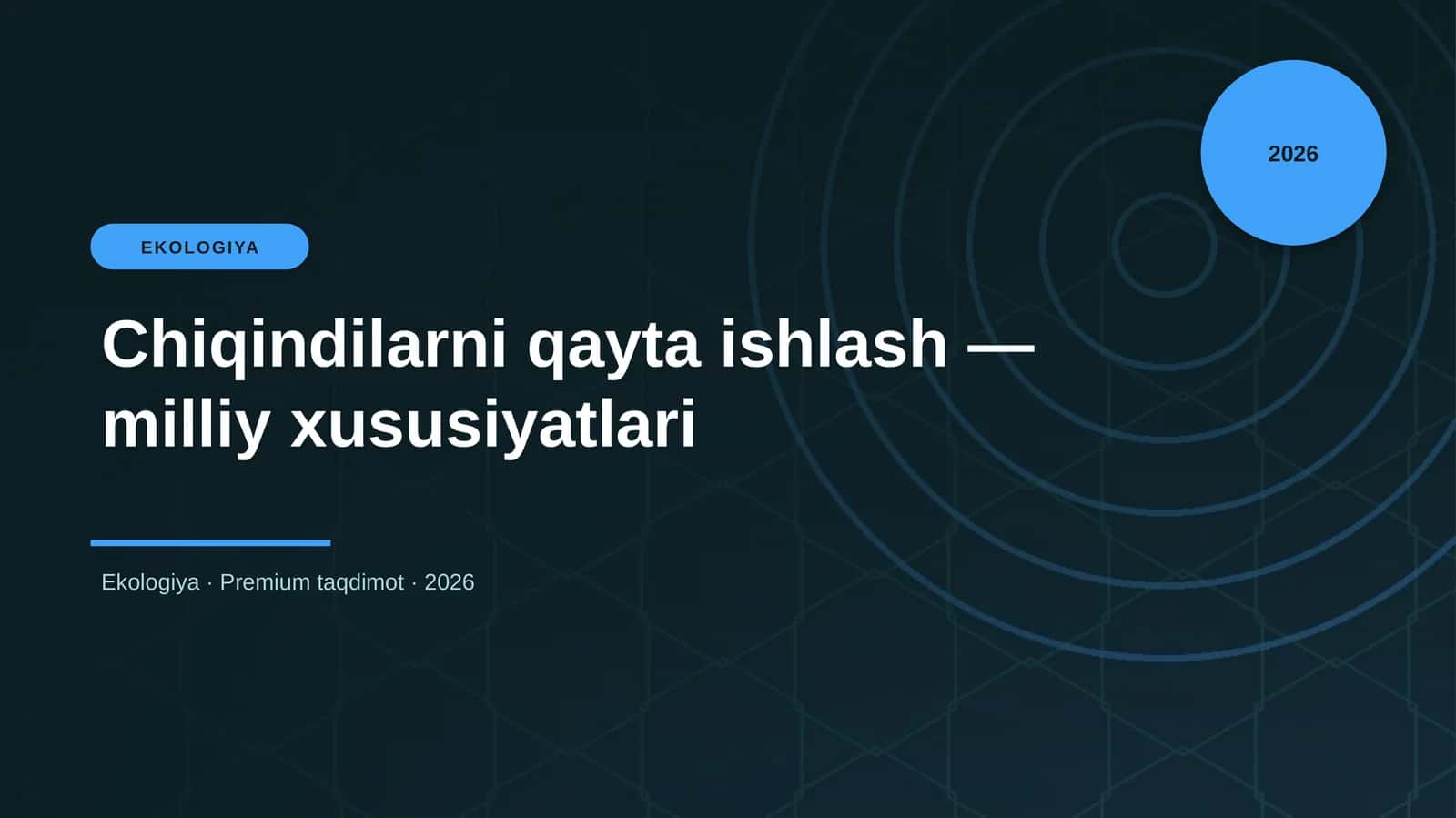 Chiqindilarni qayta ishlash — milliy xususiyatlari