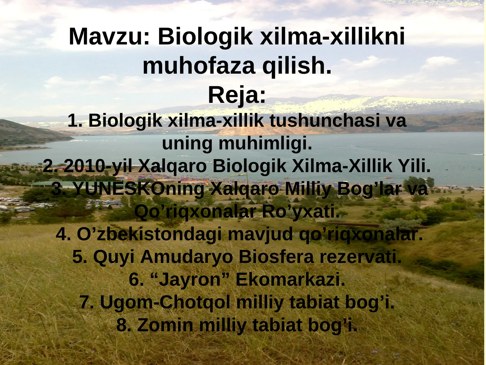 Biologik xilma-xillikni muhofaza qilish