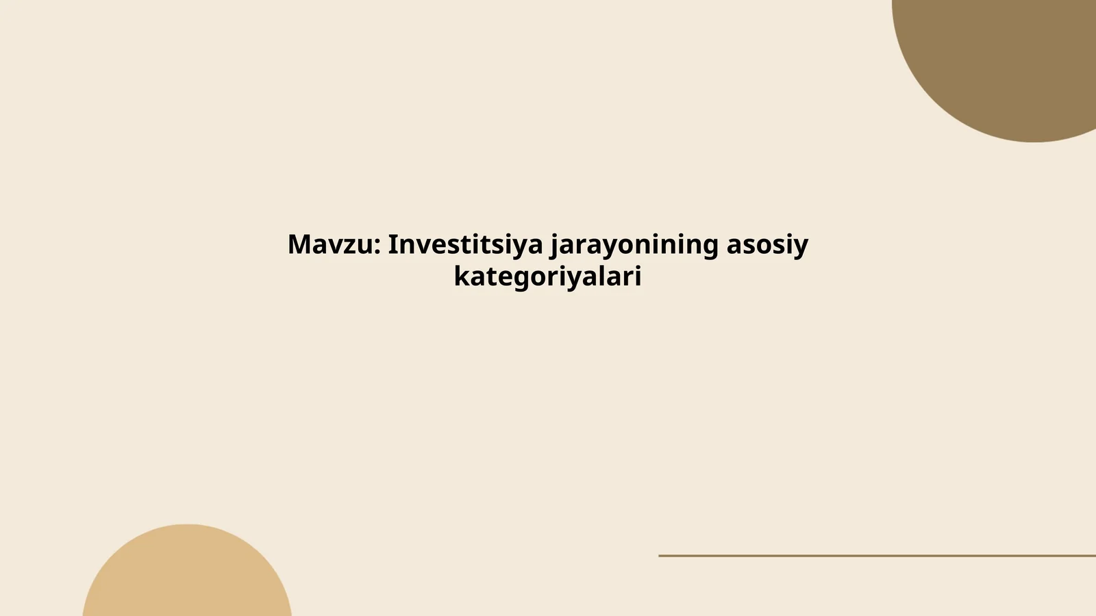 Xorijiy investitsiyalar