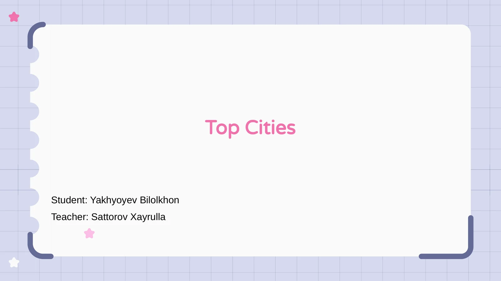 Top Cities