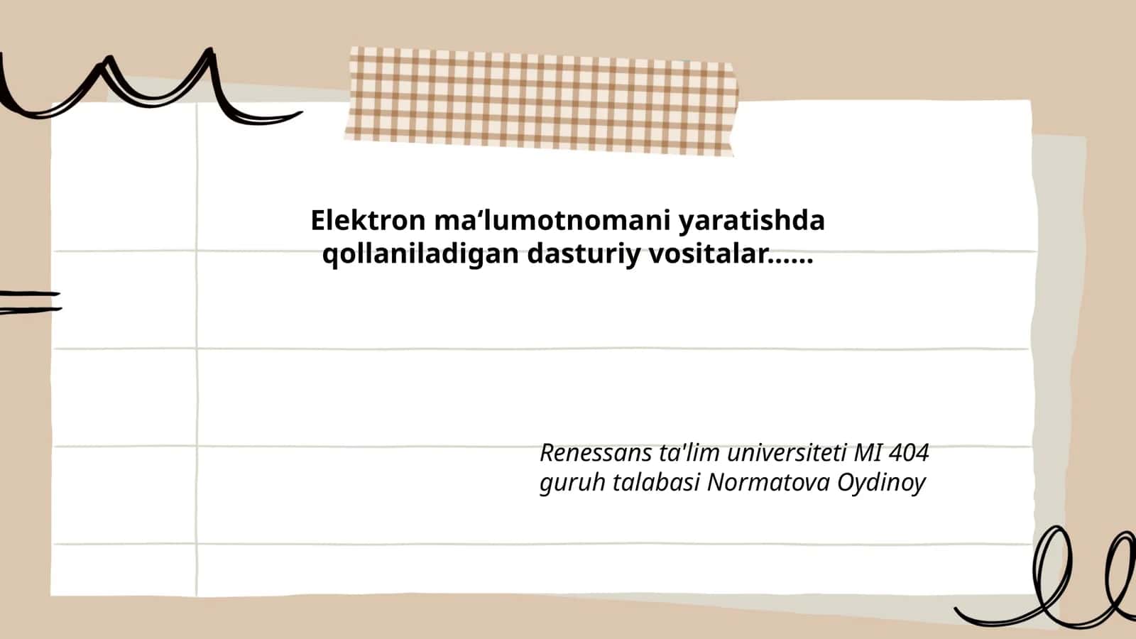 Elektron ma'lumotnomani yaratishda qollaniladigan dasturiy vositalar