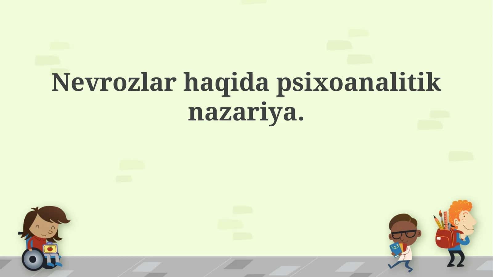 Nevrozlar haqida psixoanalitik nazariya