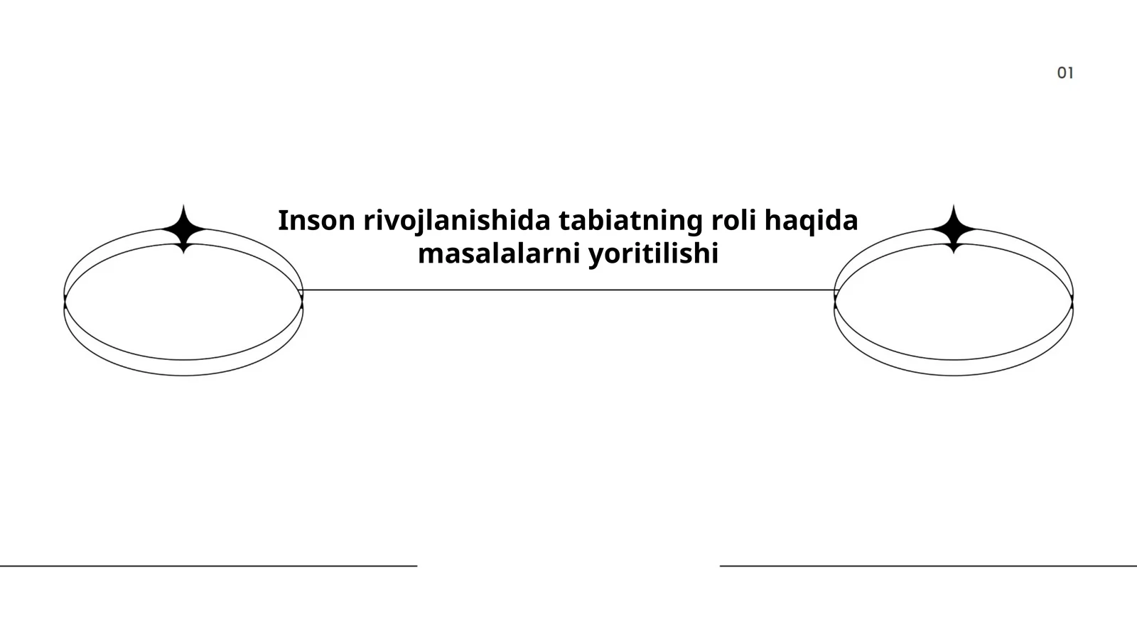 Tabiat va inson rivojlanishining hamkorligi