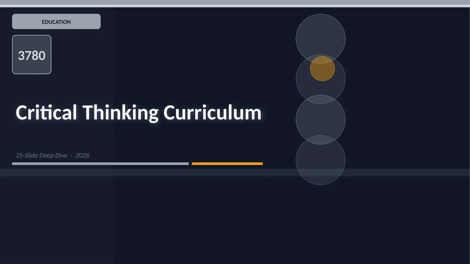 Critical Thinking Curriculum