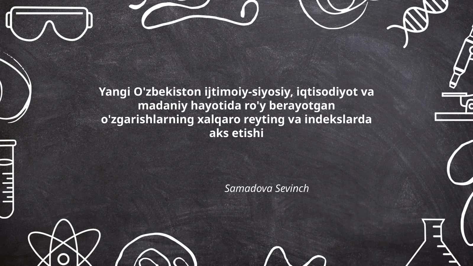 O'zbekistonning xalqaro korruptsiyaga qarshi kurash indekslarida yutuqlari