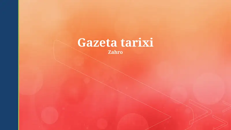 Gazeta tarixi