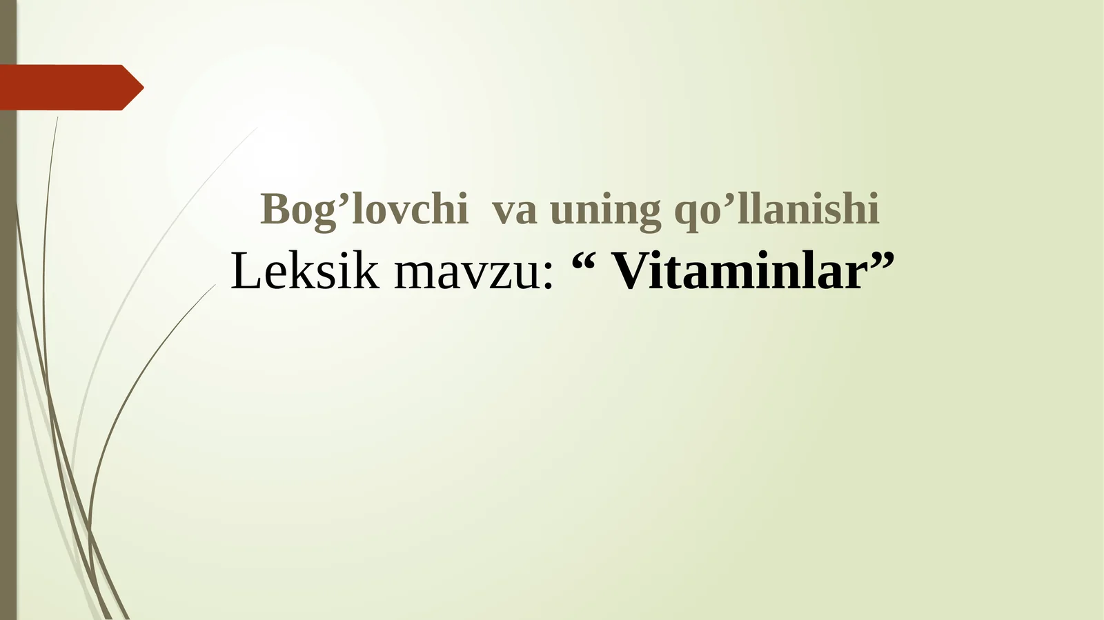 VITAMINLAR