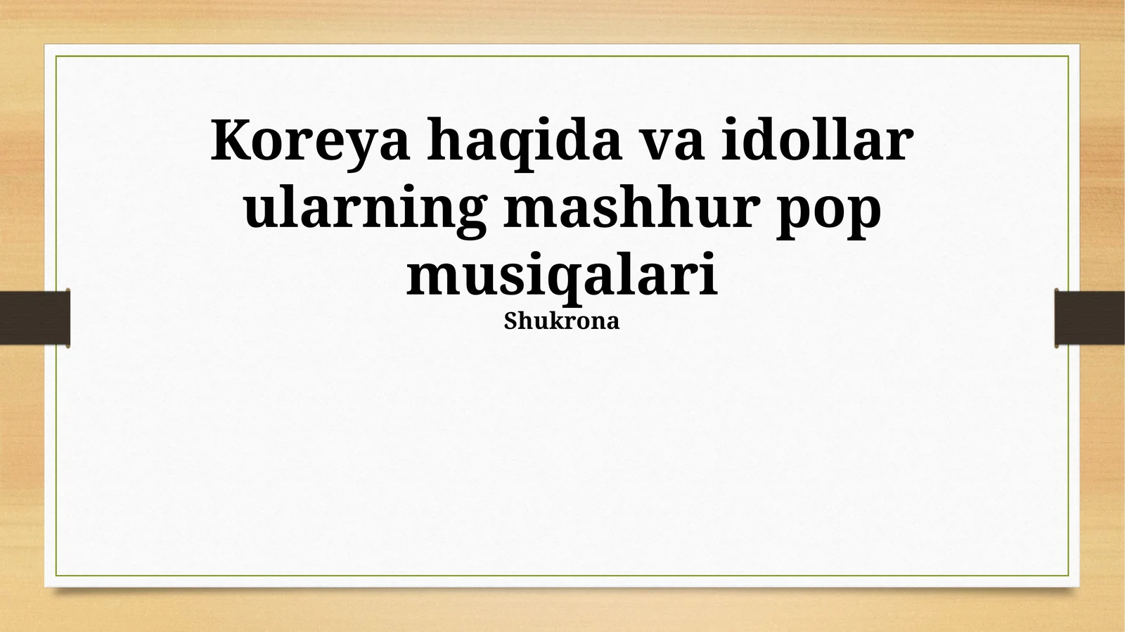 Koreya haqida va idollar ularning mashhur pop musiqalari