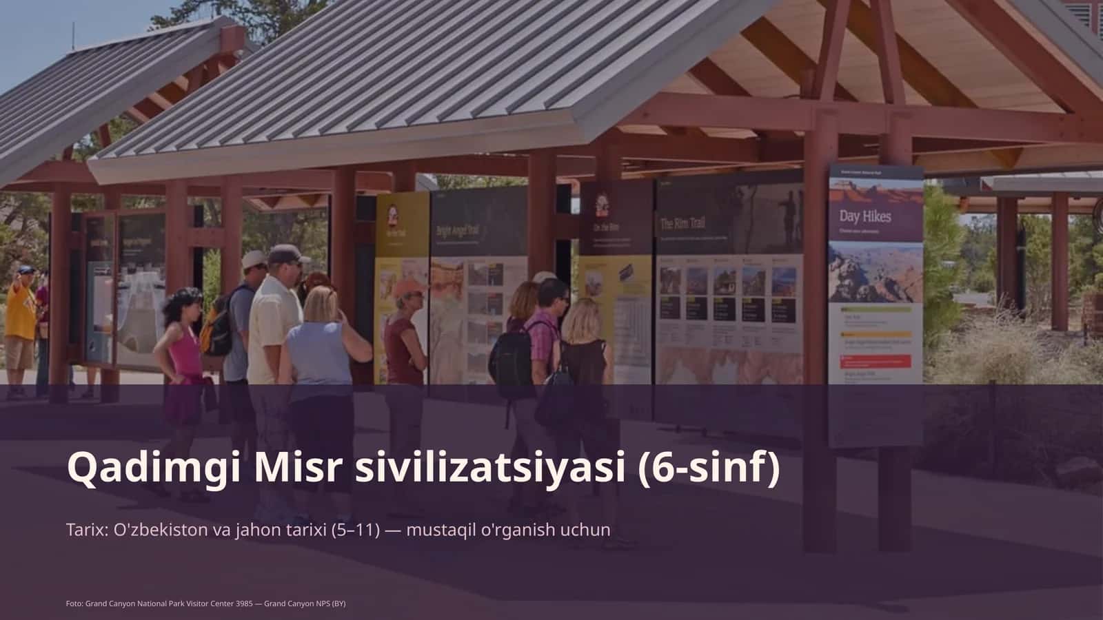Qadimgi Misr sivilizatsiyasi (6-sinf)
