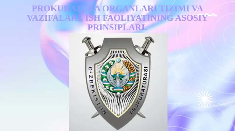 Prokuratura Organlari Tizimi va Vazifalari