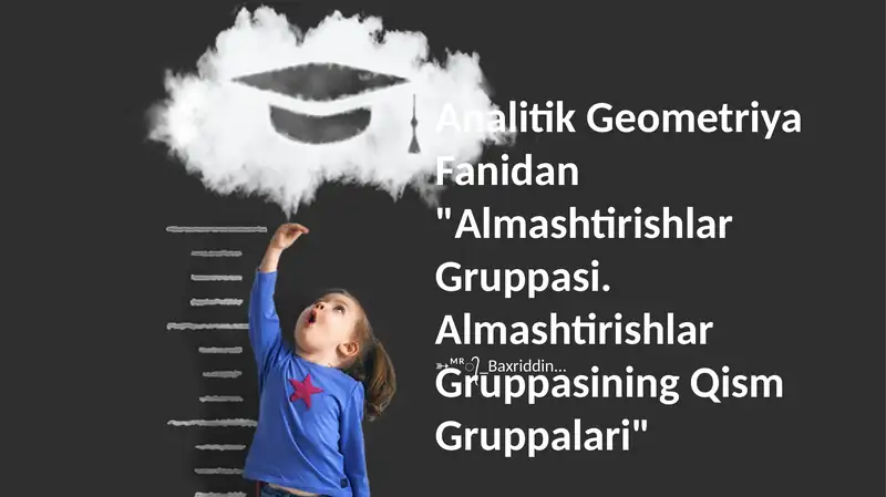 Analitik Geometriya Fanidan