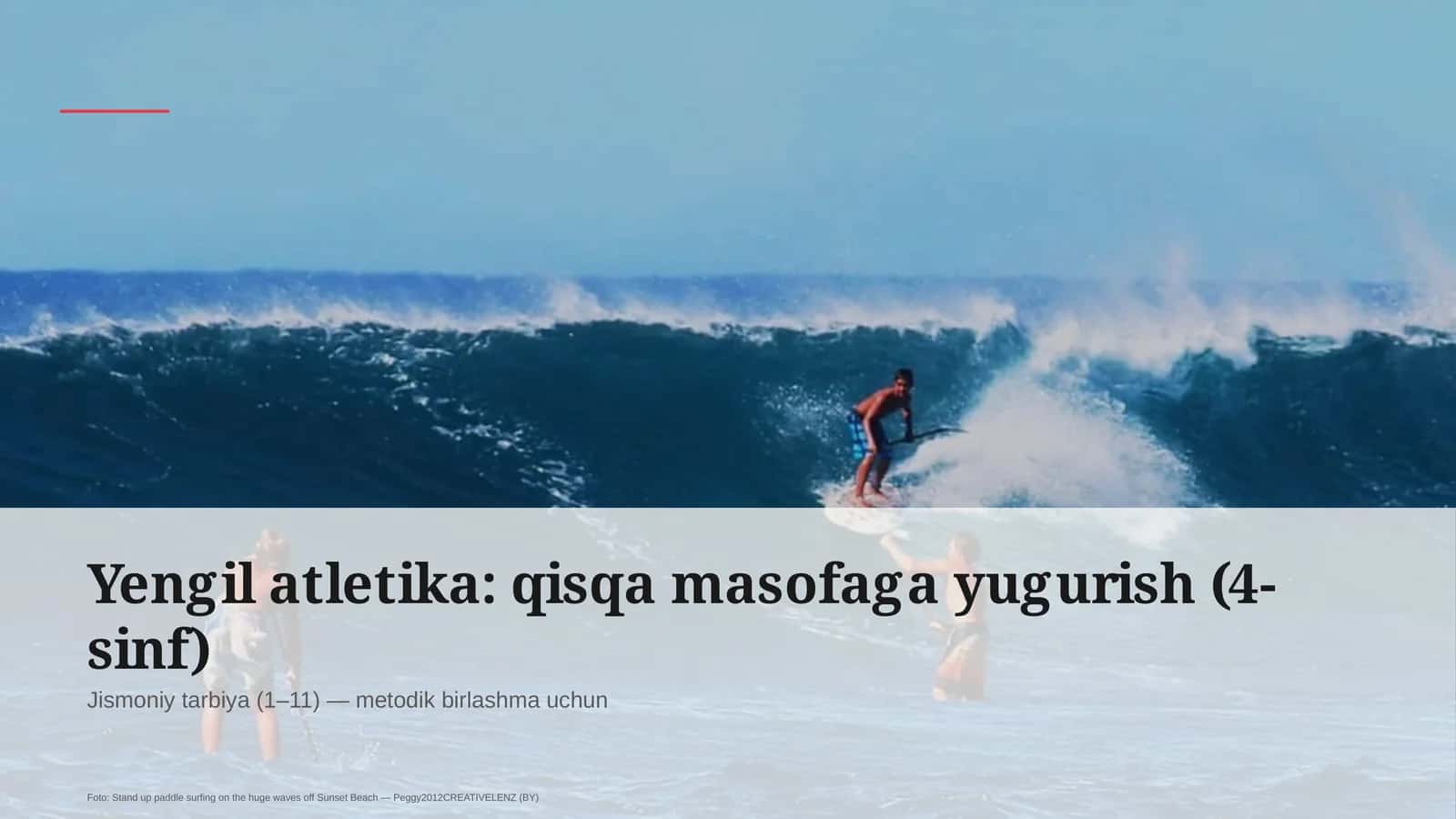 Yengil atletika: qisqa masofaga yugurish (4-sinf)