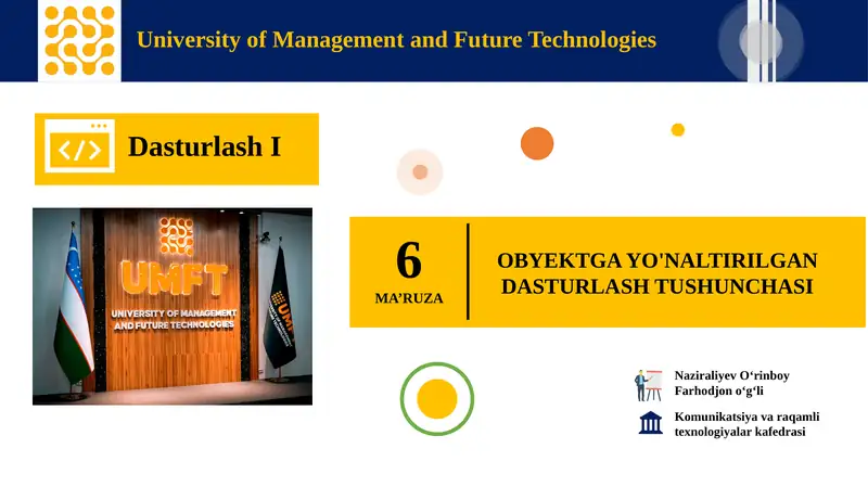 University of Management and Future Technologies