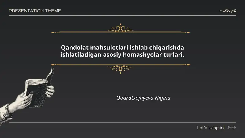 Qandolat mahsulotlari