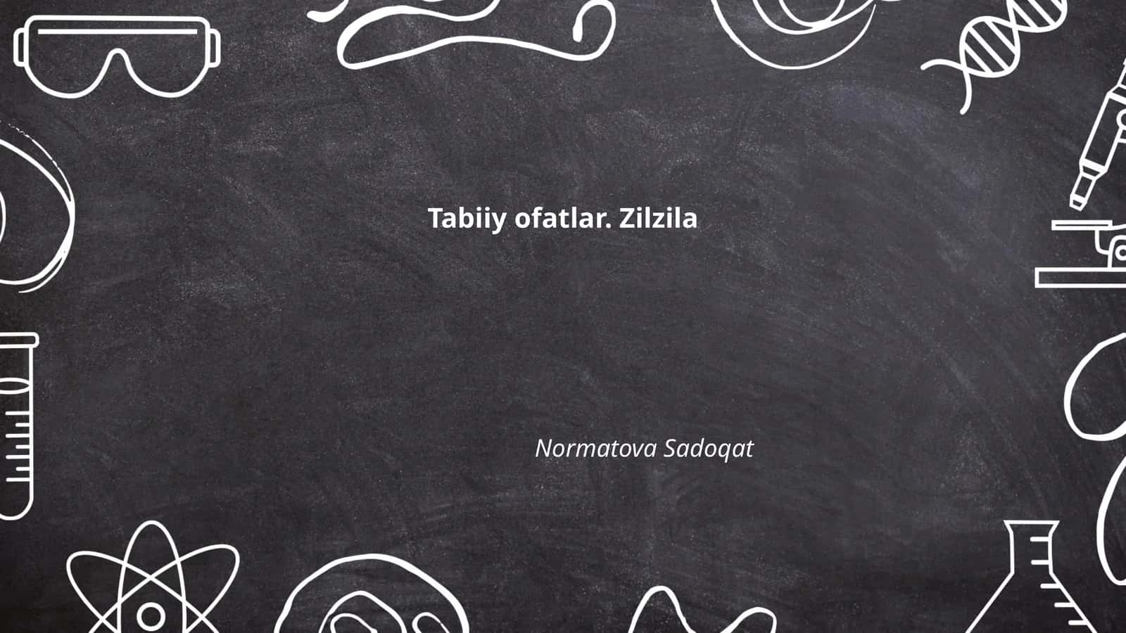 Zilzila turlari