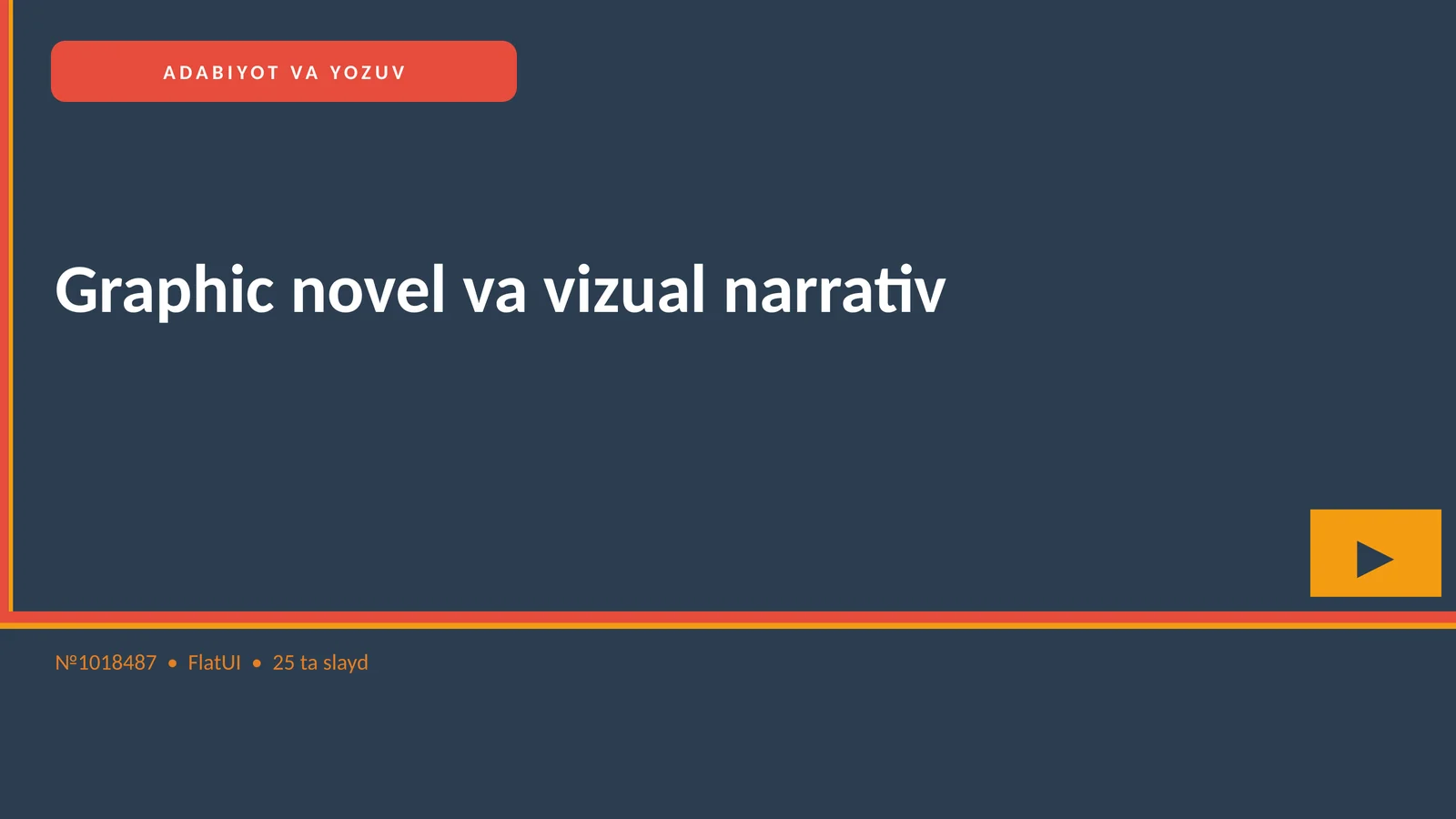 Graphic novel va vizual narrativ