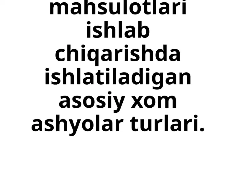 Qandolat Mahsulotlari