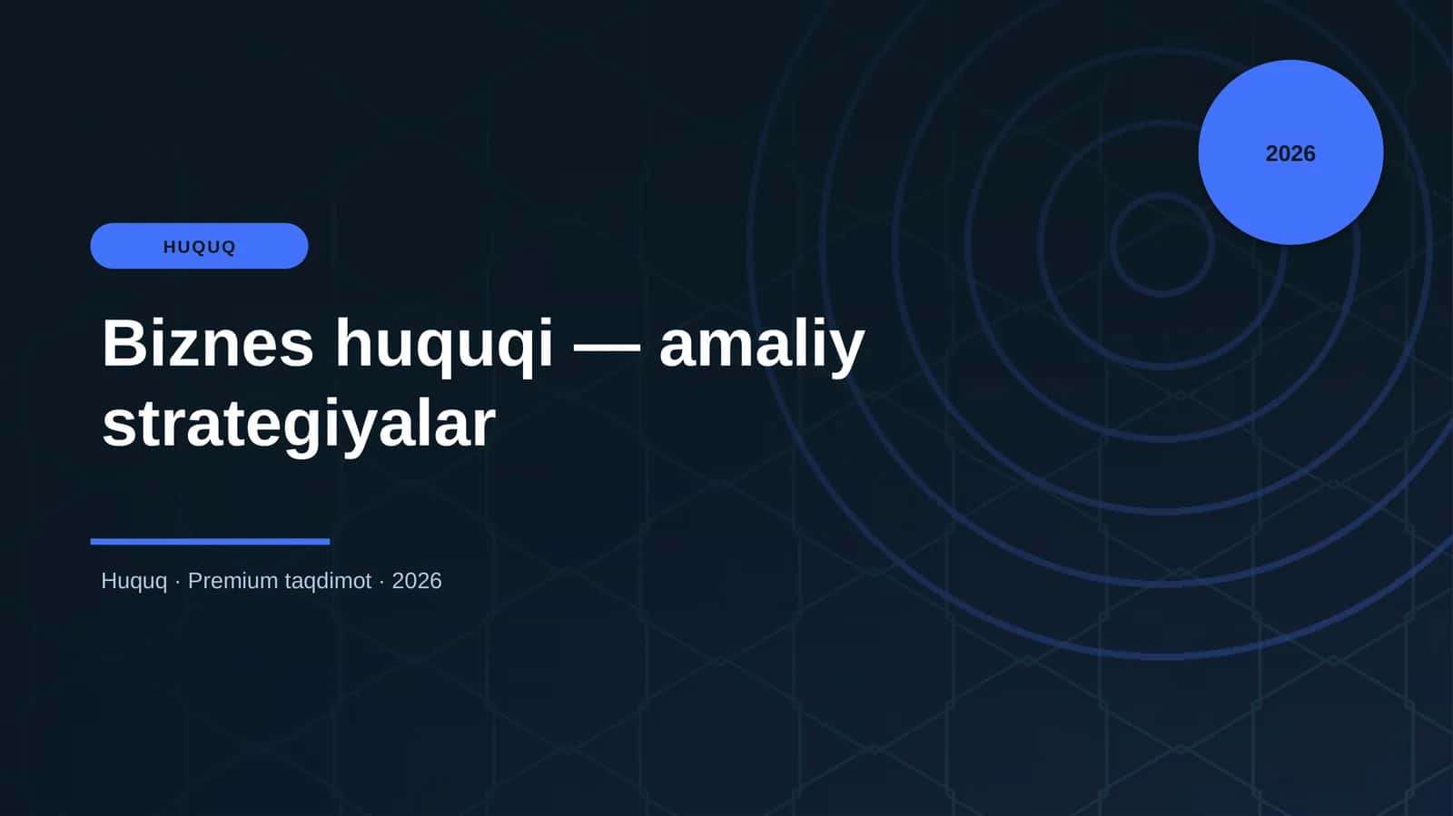 Biznes huquqi - amaliy strategiyalar