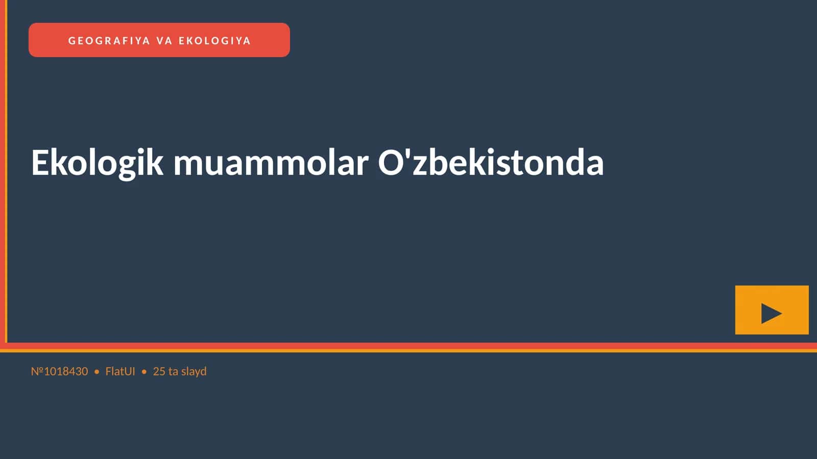 Ekologik muammolar O'zbekistonda