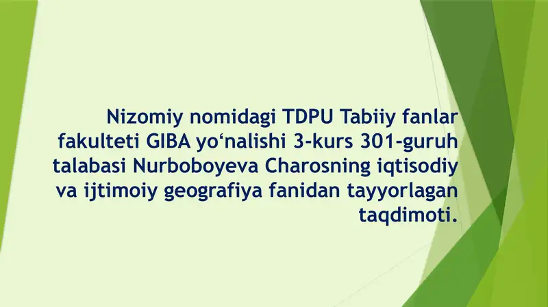 Taqdimot. Shri – Lanka Demokratik Sotsialistik Respublikasi