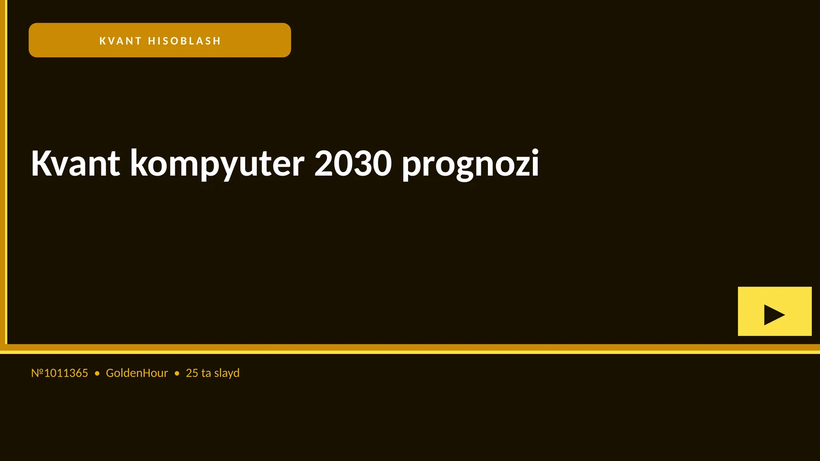 Kvant kompyuter 2030 prognozi