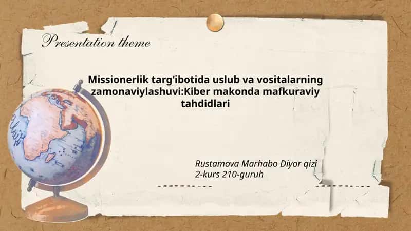 Kiber makonda missionerlik targʻiboti