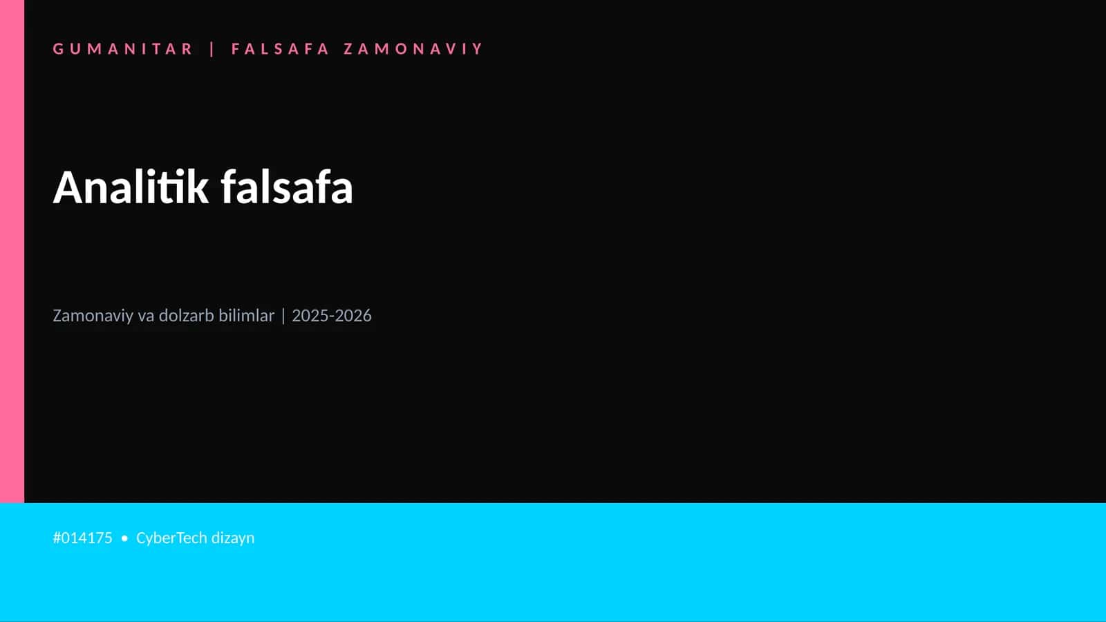Analitik falsafa