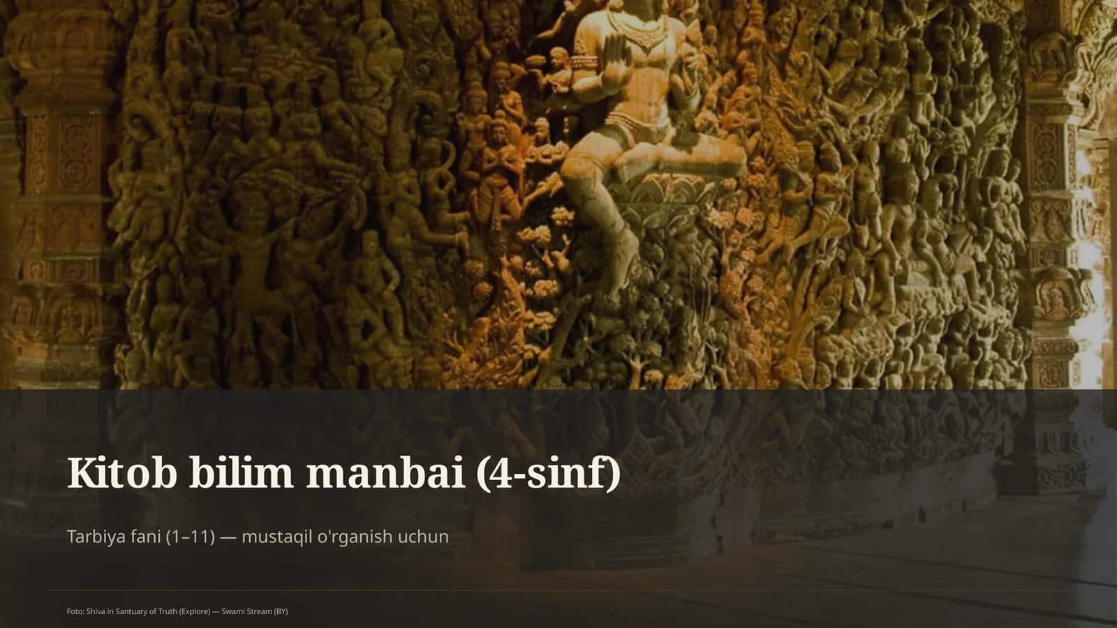 Kitob bilim manbai (4-sinf)