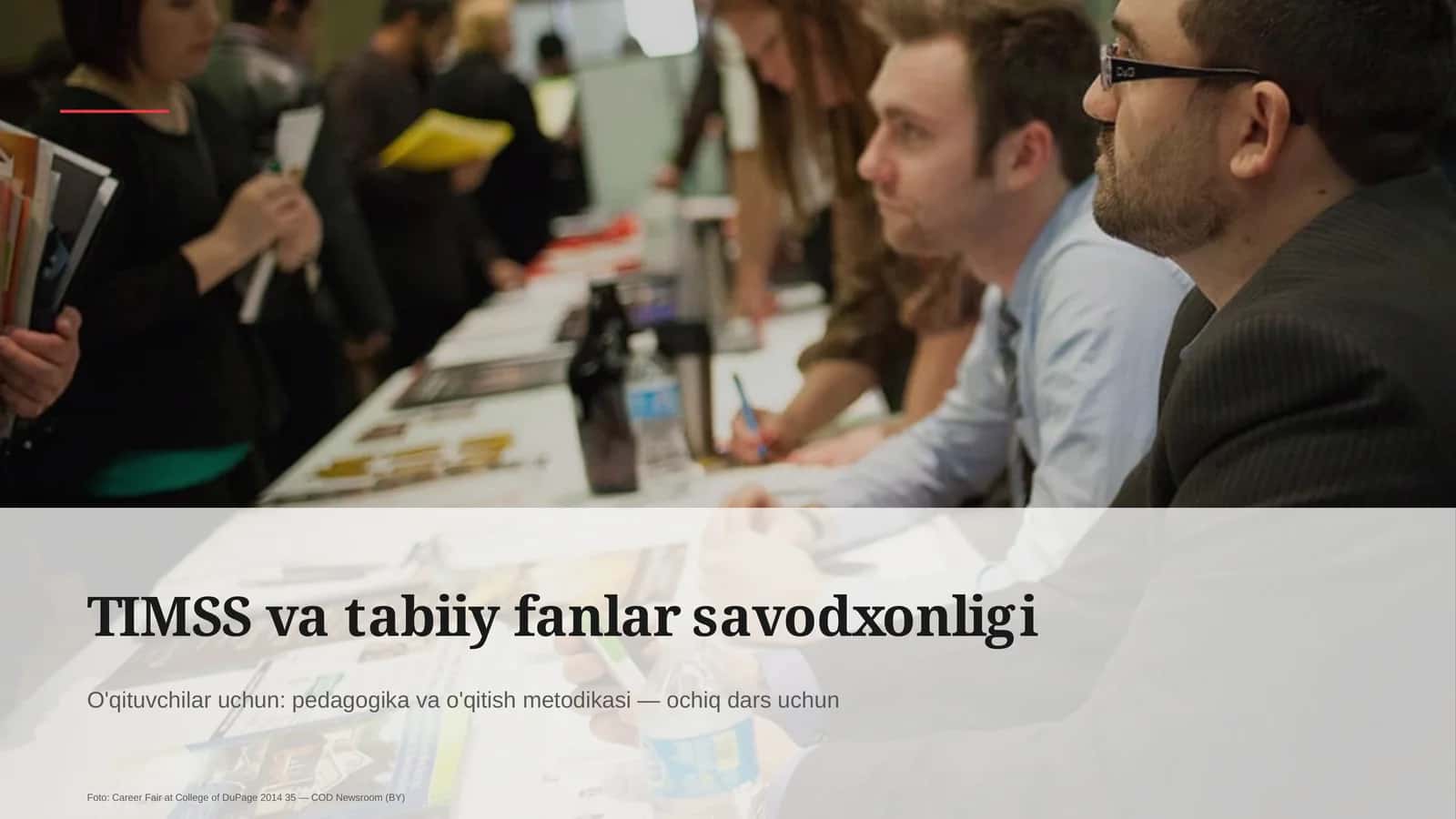 TIMSS va tabiiy fanlar savodxonligi