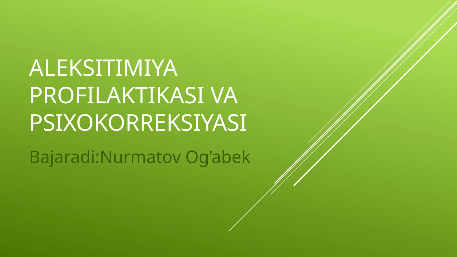 Psixologiya prezintatsiya