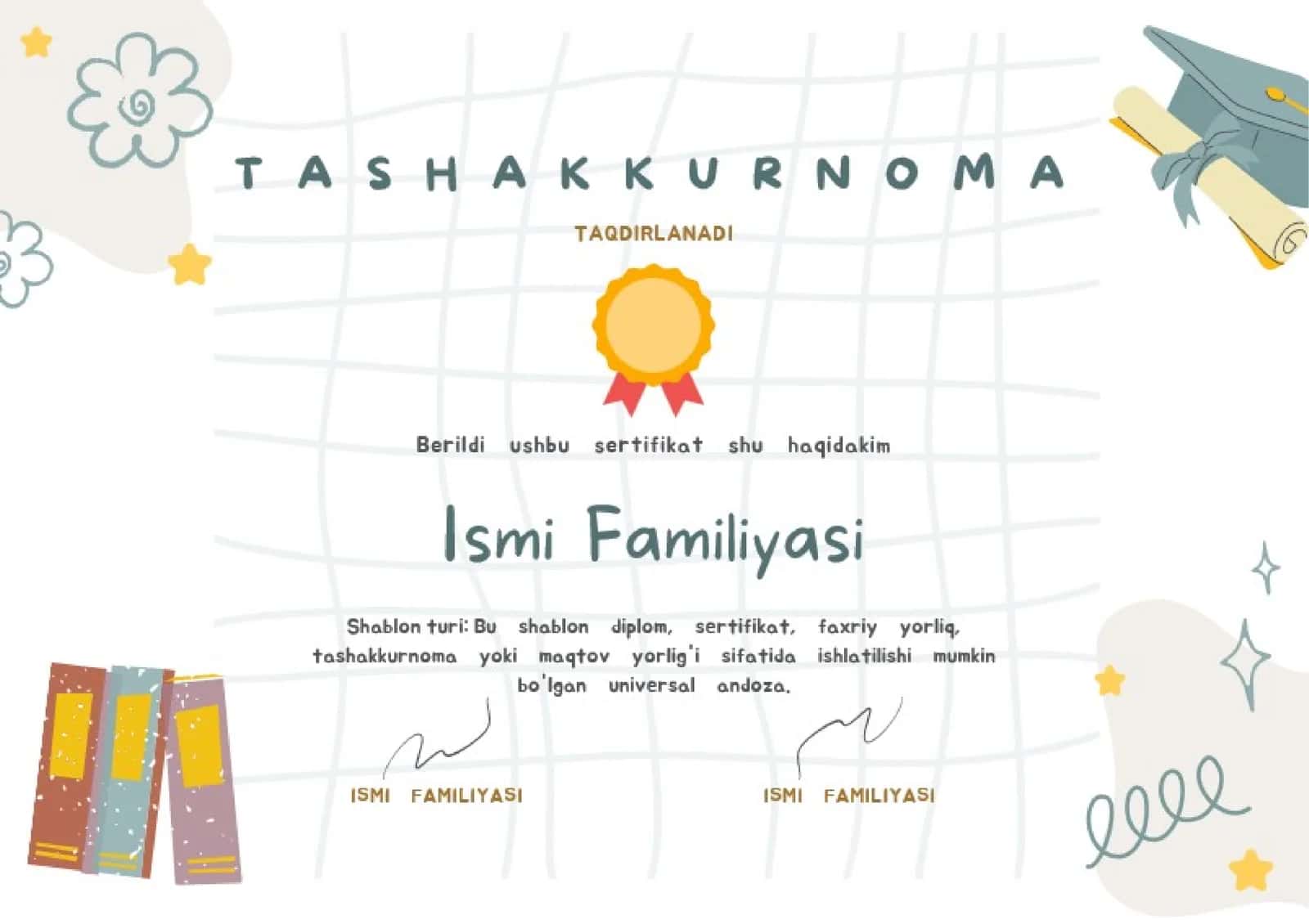 TASHAKKURNOMA