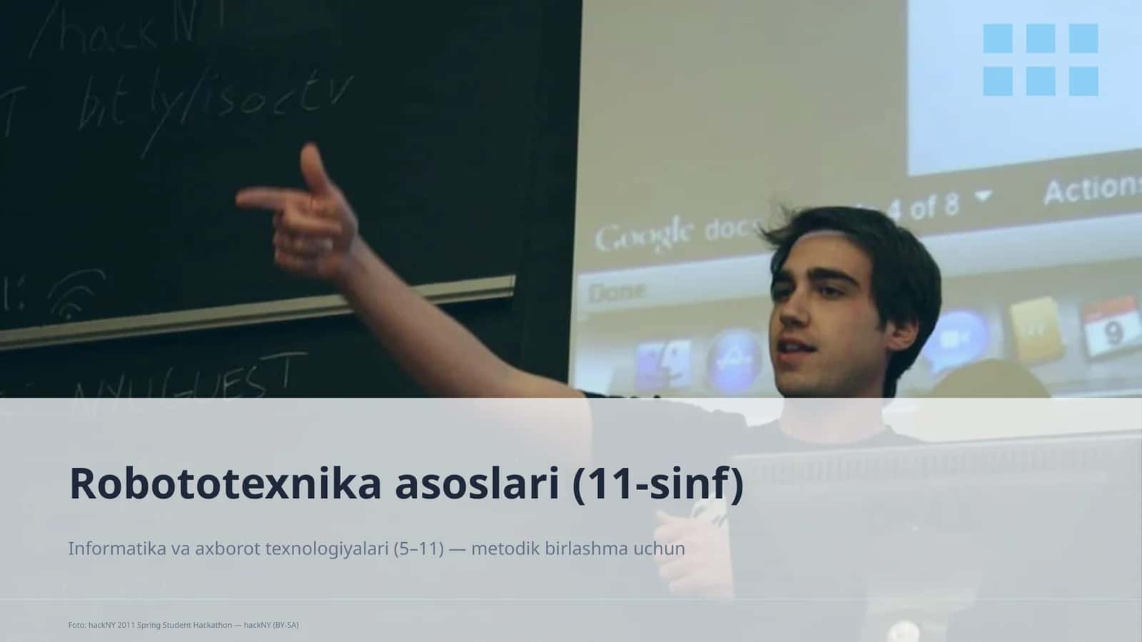 Robototexnika asoslari (11-sinf)