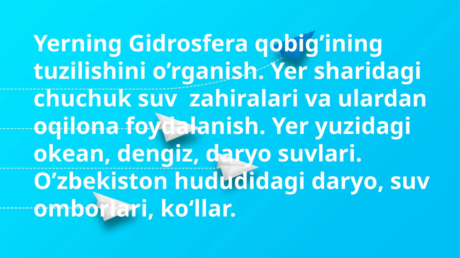 Yerning Gidrosferasi: Tuzilishi va Tarkibi