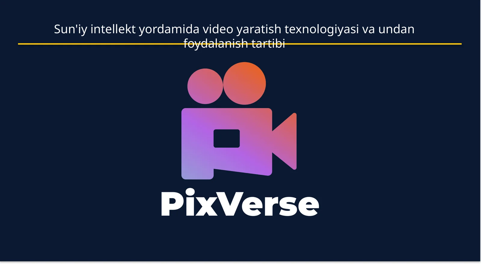 PixVerse AI tushunchasi