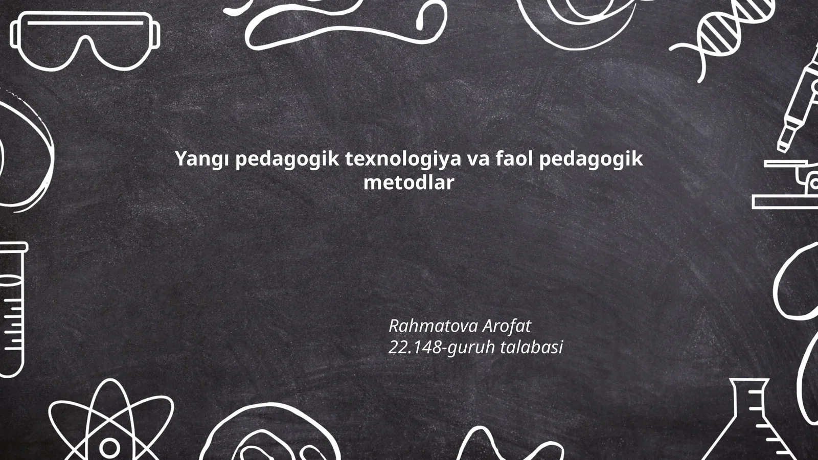 Yangı pedagogik texnologiya va faol pedagogik metodlar