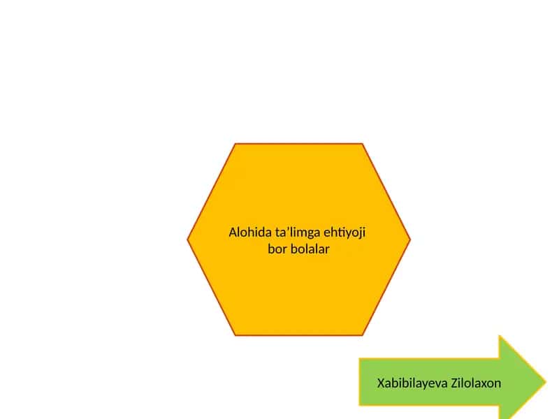 Alohidataʼlimgaehtiyojiborbolalar