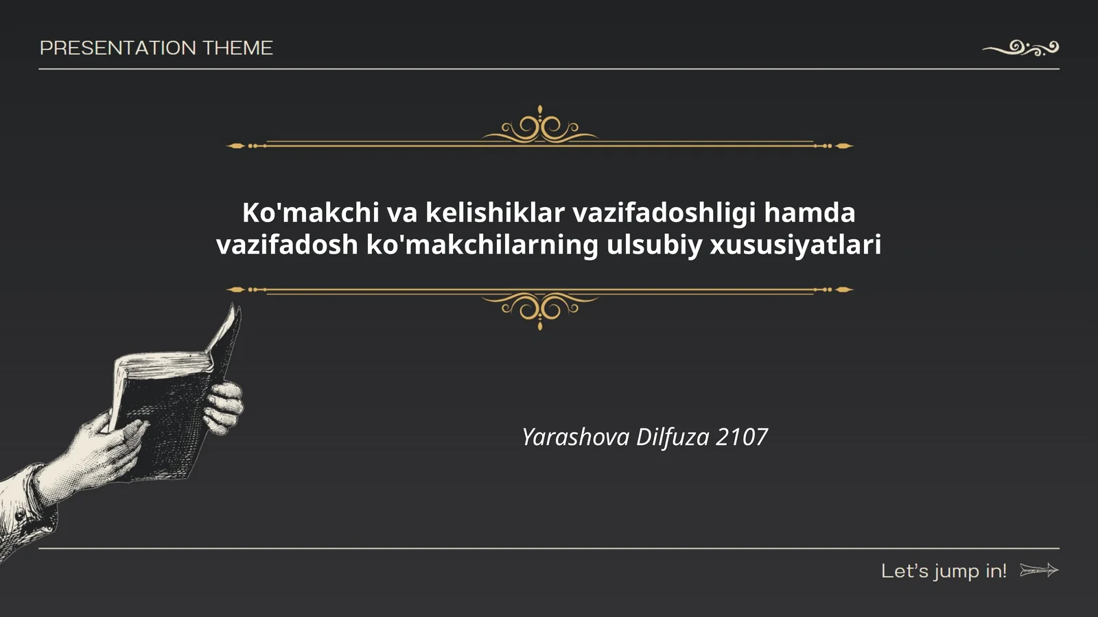 Ko'makchilar va kelishiklar vazifadoshligi