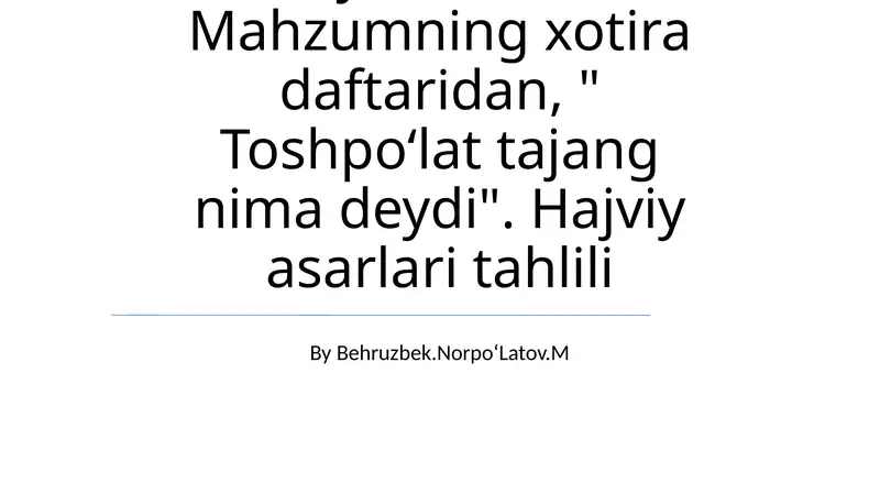 Oʻtkan kunlar
