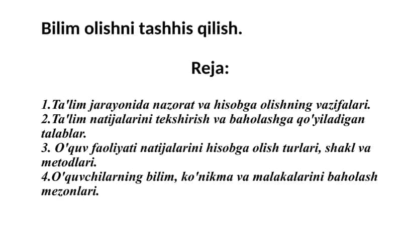 Yoshlarni Mustaqil Bilim Olishga O'rgatish