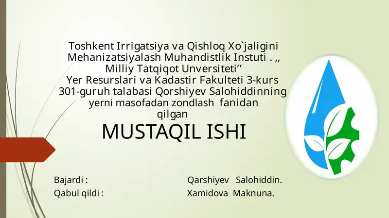 Joy relyefini raqamli modeli