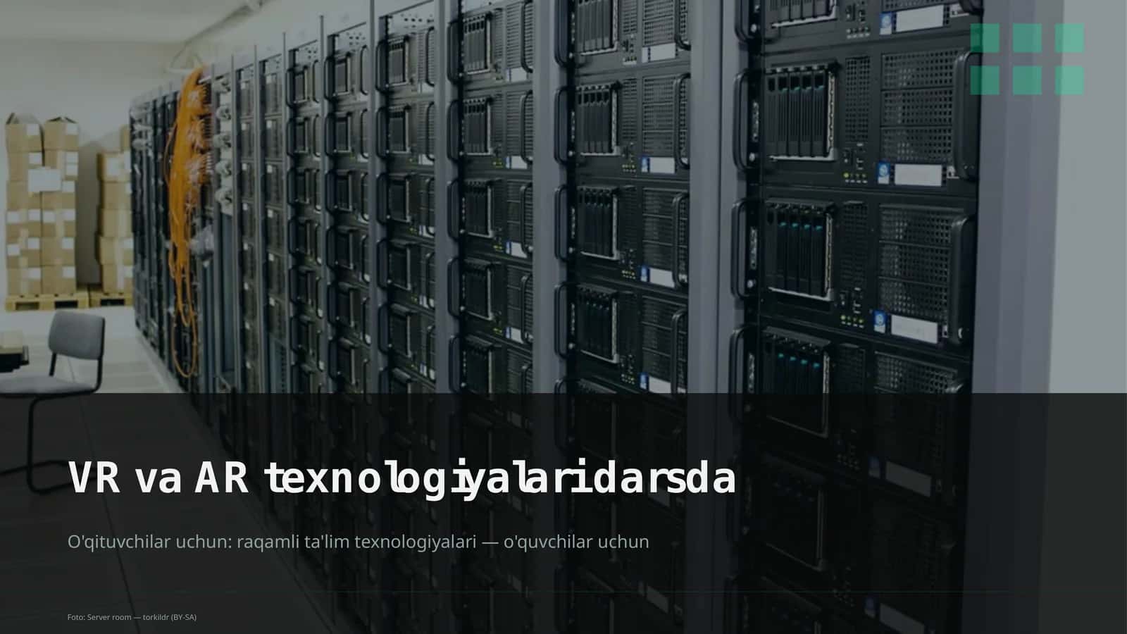 VR va AR texnologiyalari darsda