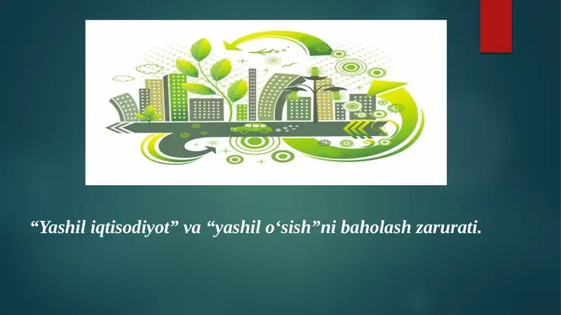 Yashil iqtisodiyot