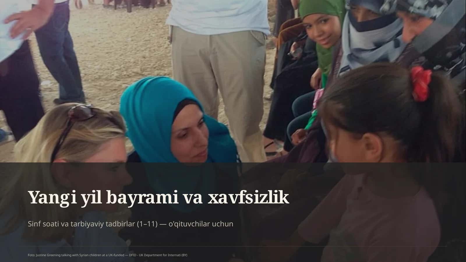 Yangi yil bayrami va xavfsizlik