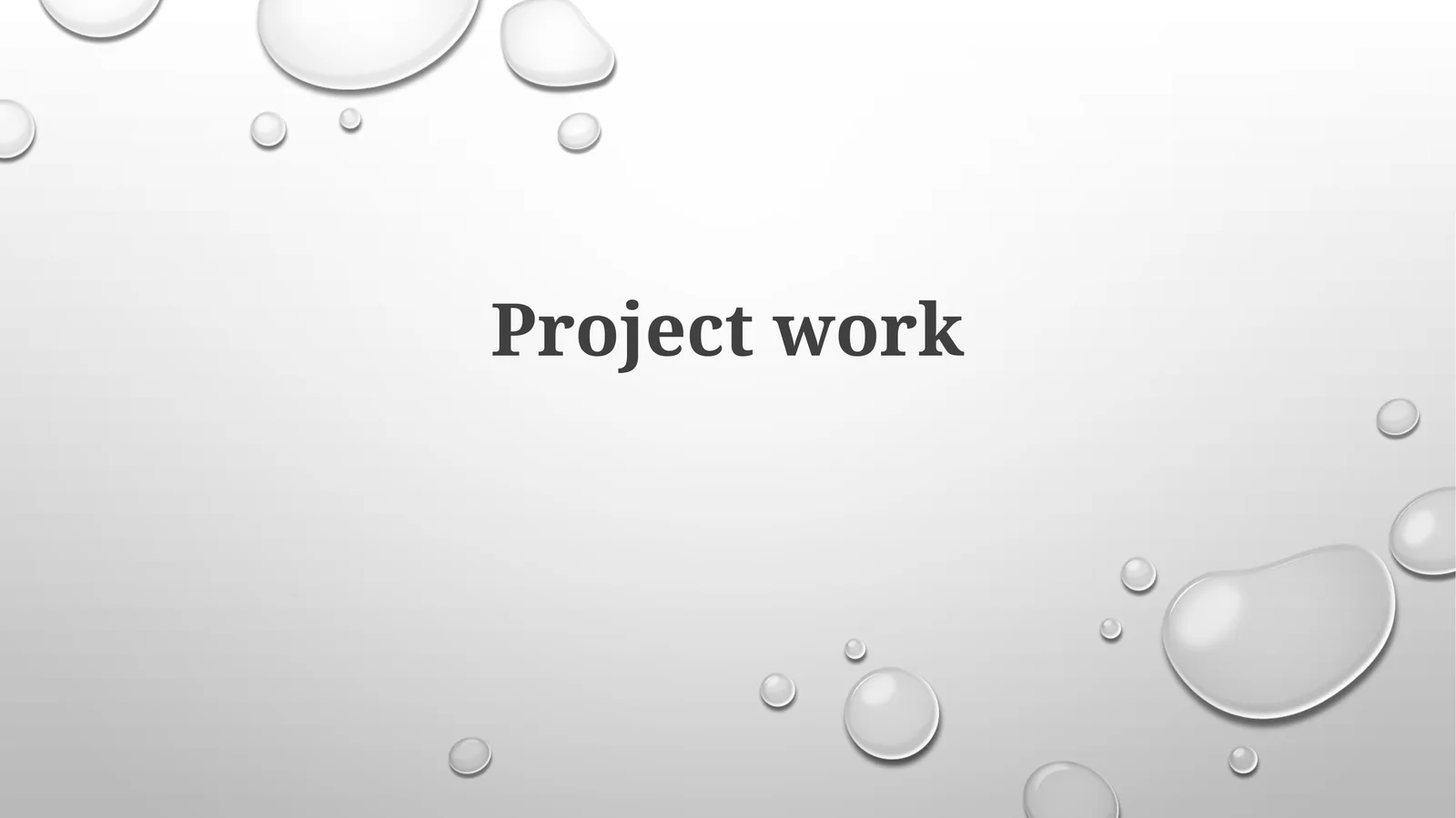 Projectwork