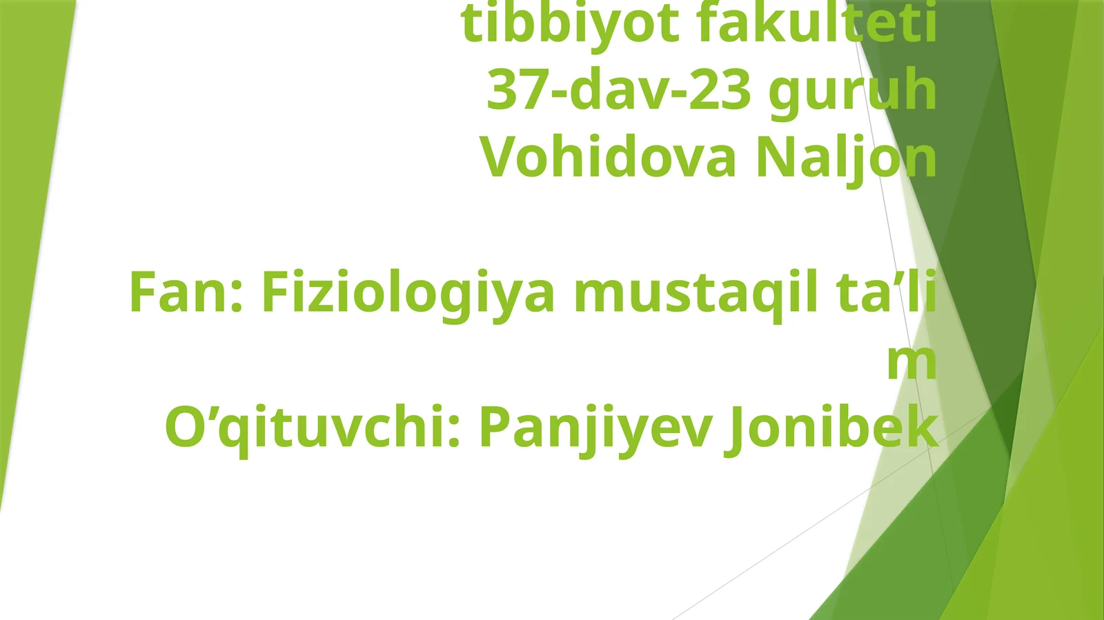Buyrakning gomeostatik va sekretor funksiyalari