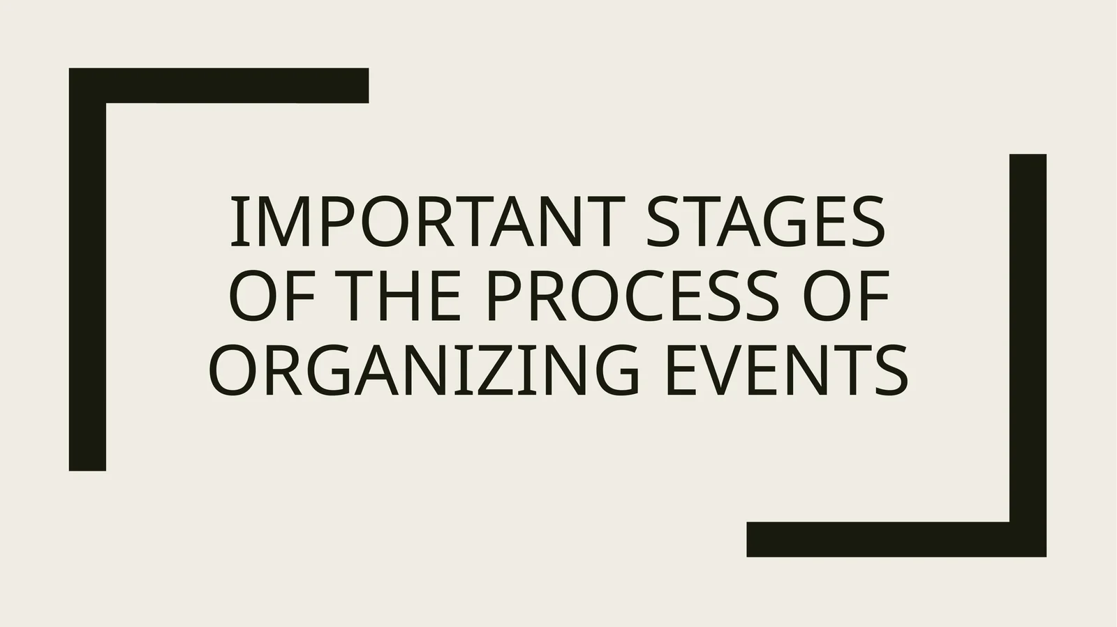 The Perfect Plan: What Are the Five Stages of Event Planning?