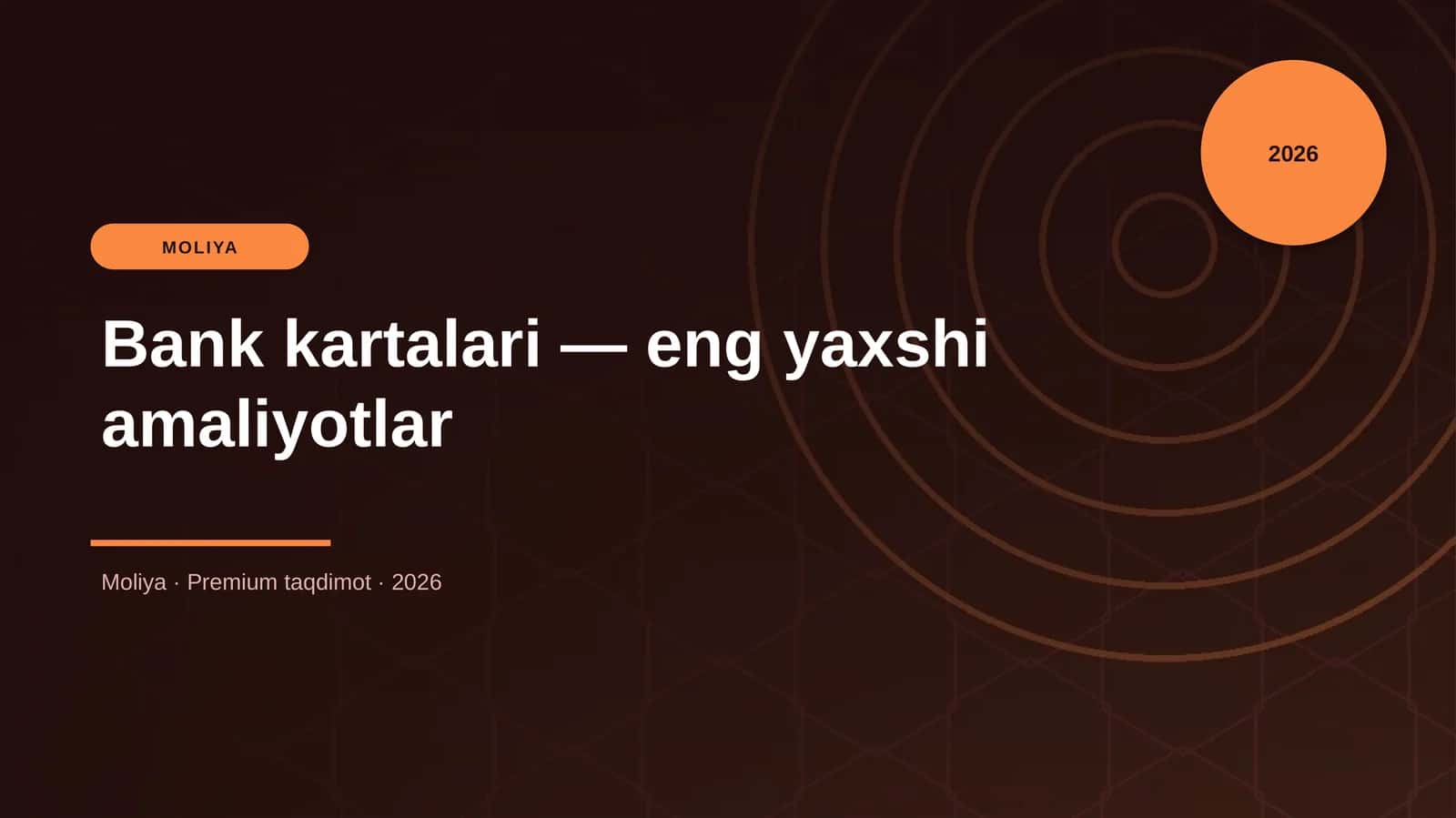 Bank kartalari — eng yaxshi amaliyotlar
