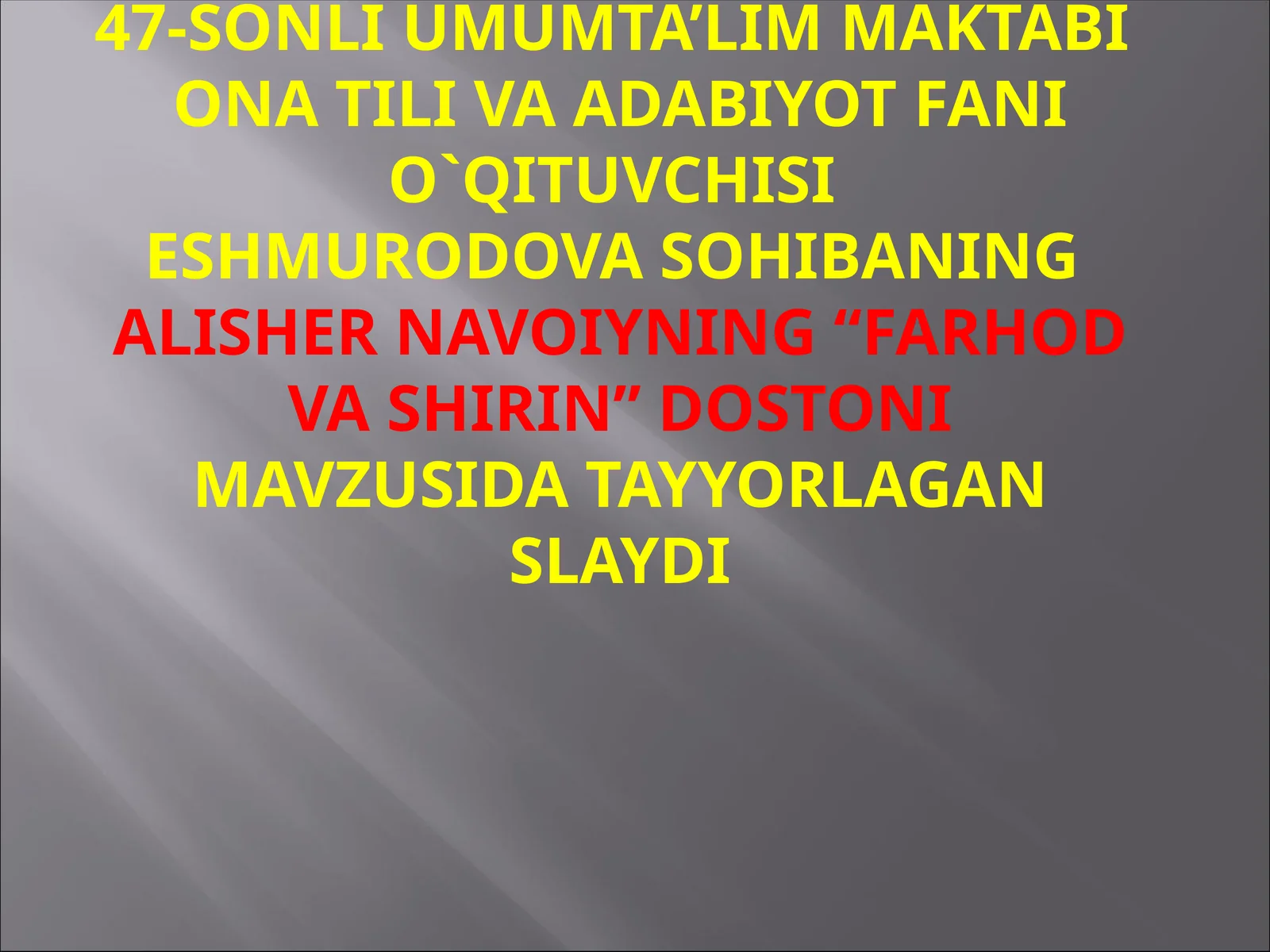 Farhod va Shirin
